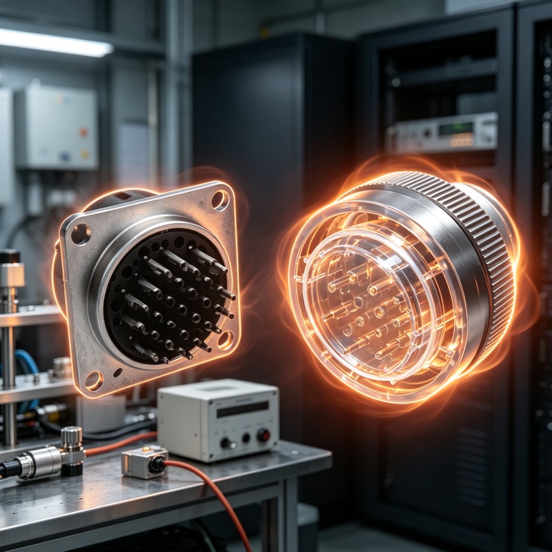 High-Temperature Sealed Circular Socket: How Glass Sintering Creates an Airtight Barrier